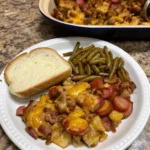 Cheesy Smoked Sausage and Potatoes Skillet