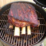 freshly smoked beef plate ribs