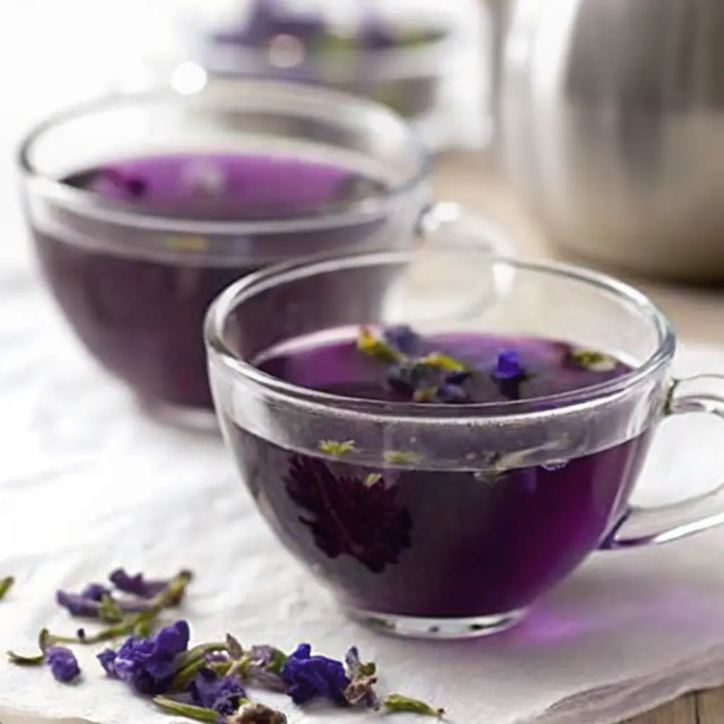 Brazilian Mounjaro purple herbal detox tea